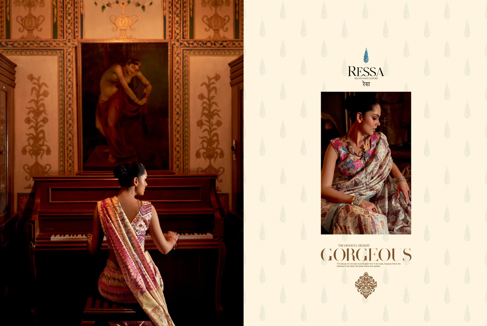 Rangressa By Ressa Kotha Jari Designer Sarees Wholesale Clothing Suppliers In Mumbai
